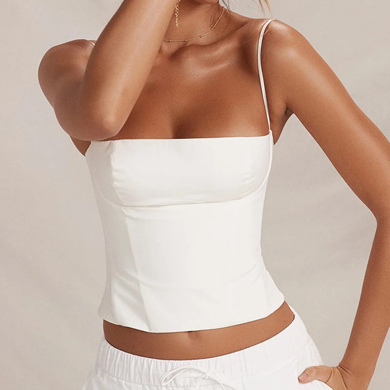 Y2K Bustier Crop Top (2 Colors)