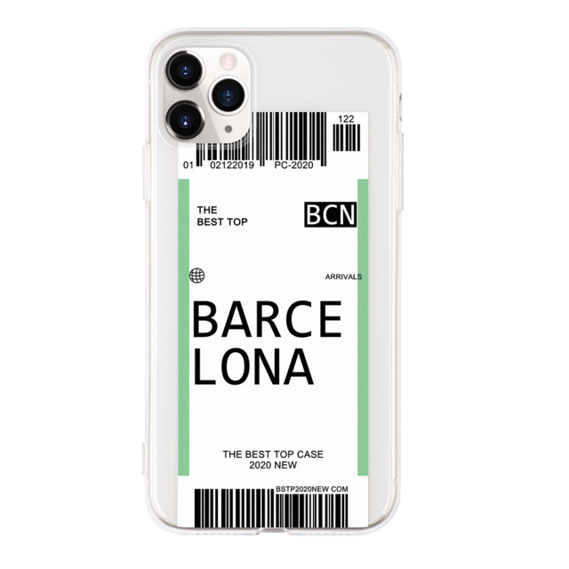 Coque iPhone transparente Villes (12 villes)