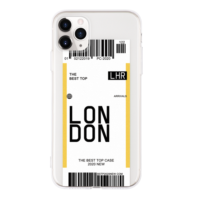 Coque iPhone transparente Villes (12 villes)