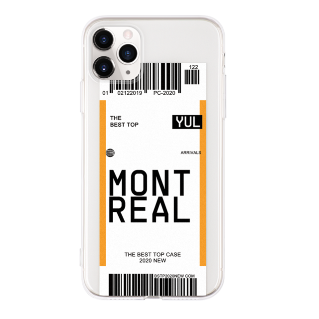 Coque iPhone transparente Villes (12 villes)