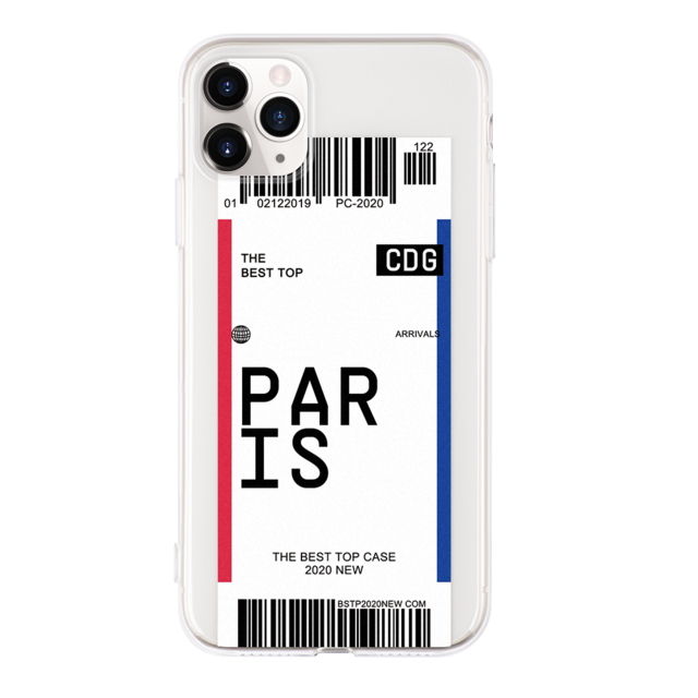 Coque iPhone transparente Villes (12 villes)