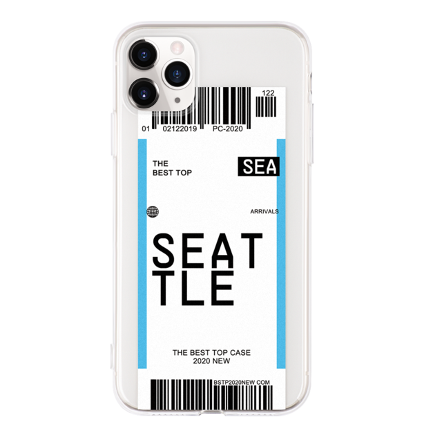 Coque iPhone transparente Villes (12 villes)