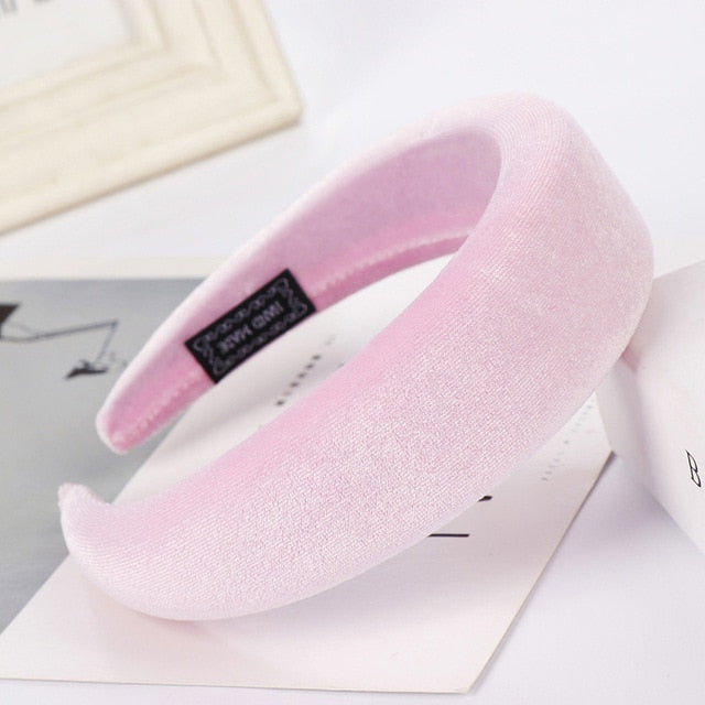 Bandeau en velours (52 couleurs)
