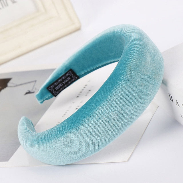 Bandeau en velours (52 couleurs)