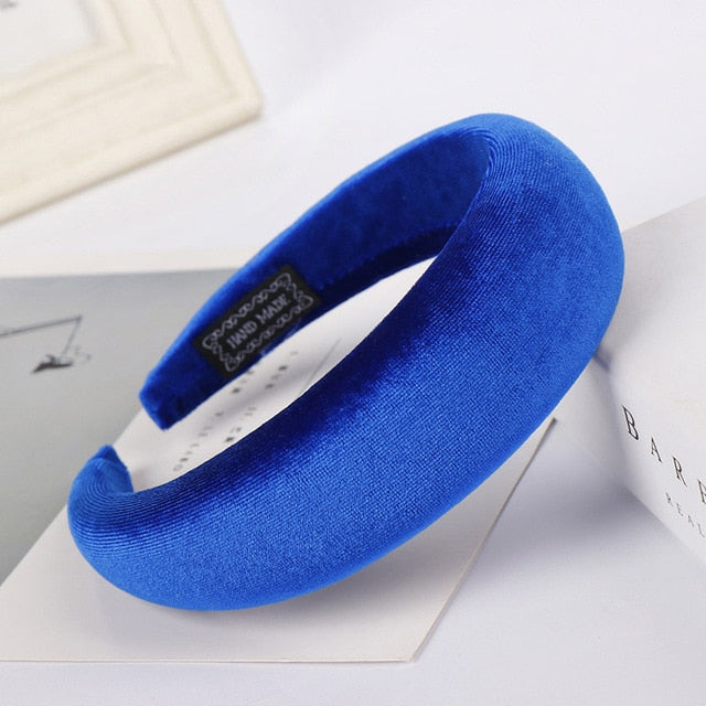 Bandeau en velours (52 couleurs)