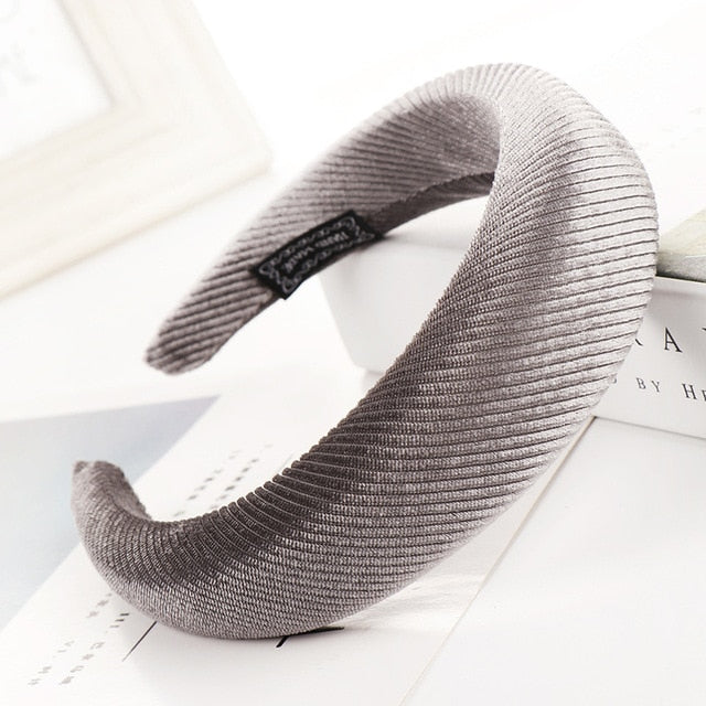 Bandeau en velours (52 couleurs)