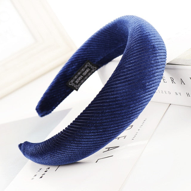 Bandeau en velours (52 couleurs)