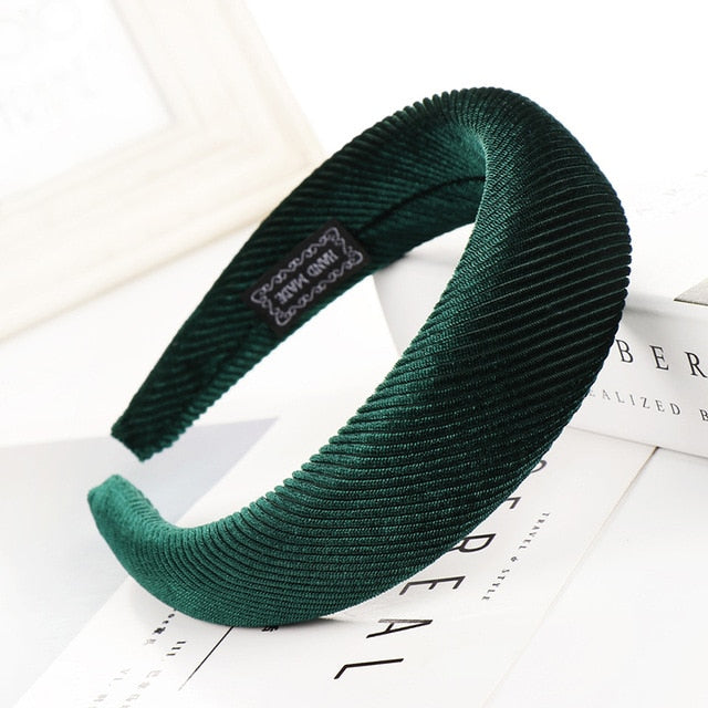 Bandeau en velours (52 couleurs)
