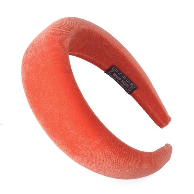 Bandeau en velours (52 couleurs)