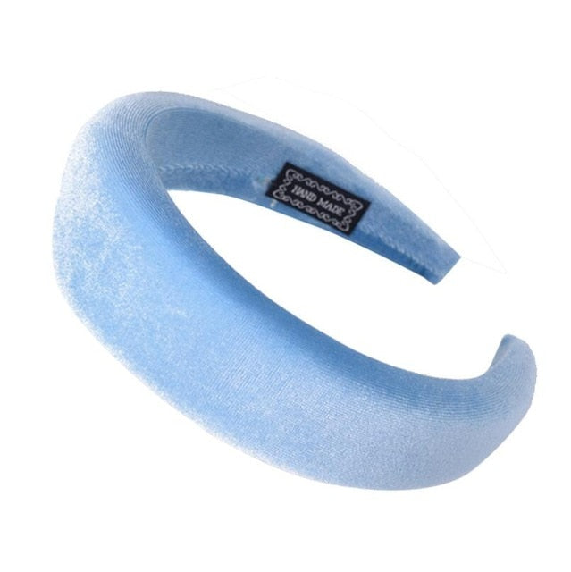 Bandeau en velours (52 couleurs)
