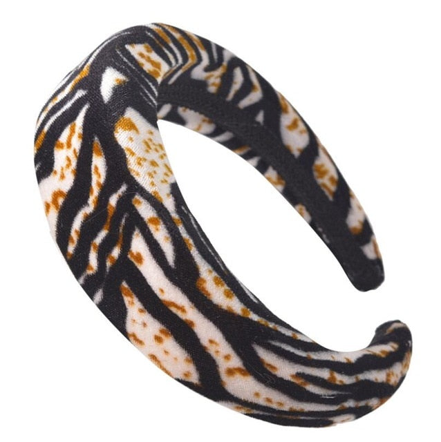 Bandeau en velours (52 couleurs)