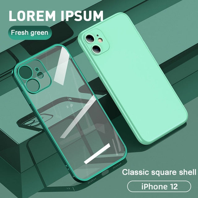 Coque iPhone transparente (5 couleurs)