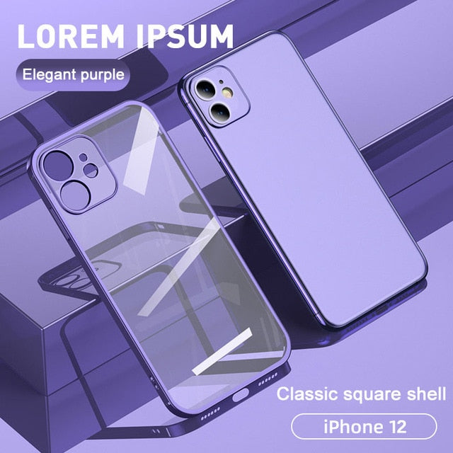 Coque iPhone transparente (5 couleurs)