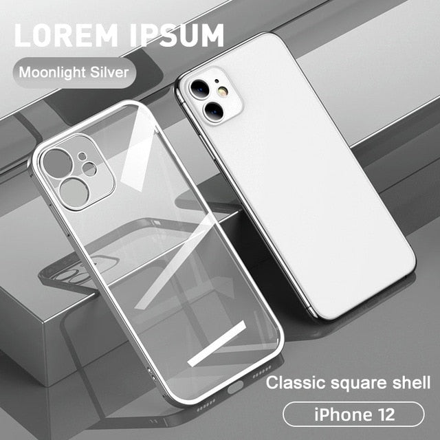 Coque iPhone transparente (5 couleurs)