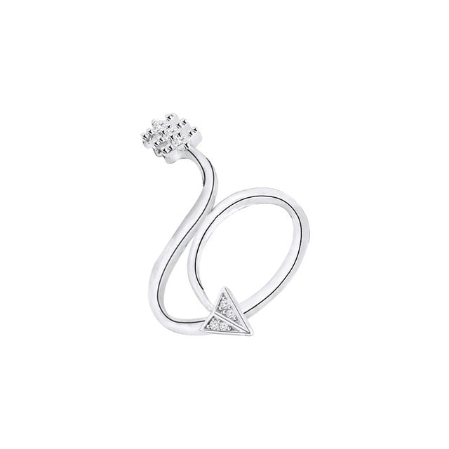 Bague longue flèche