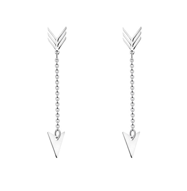 Boucles d'oreilles flèches tribales (2 couleurs)