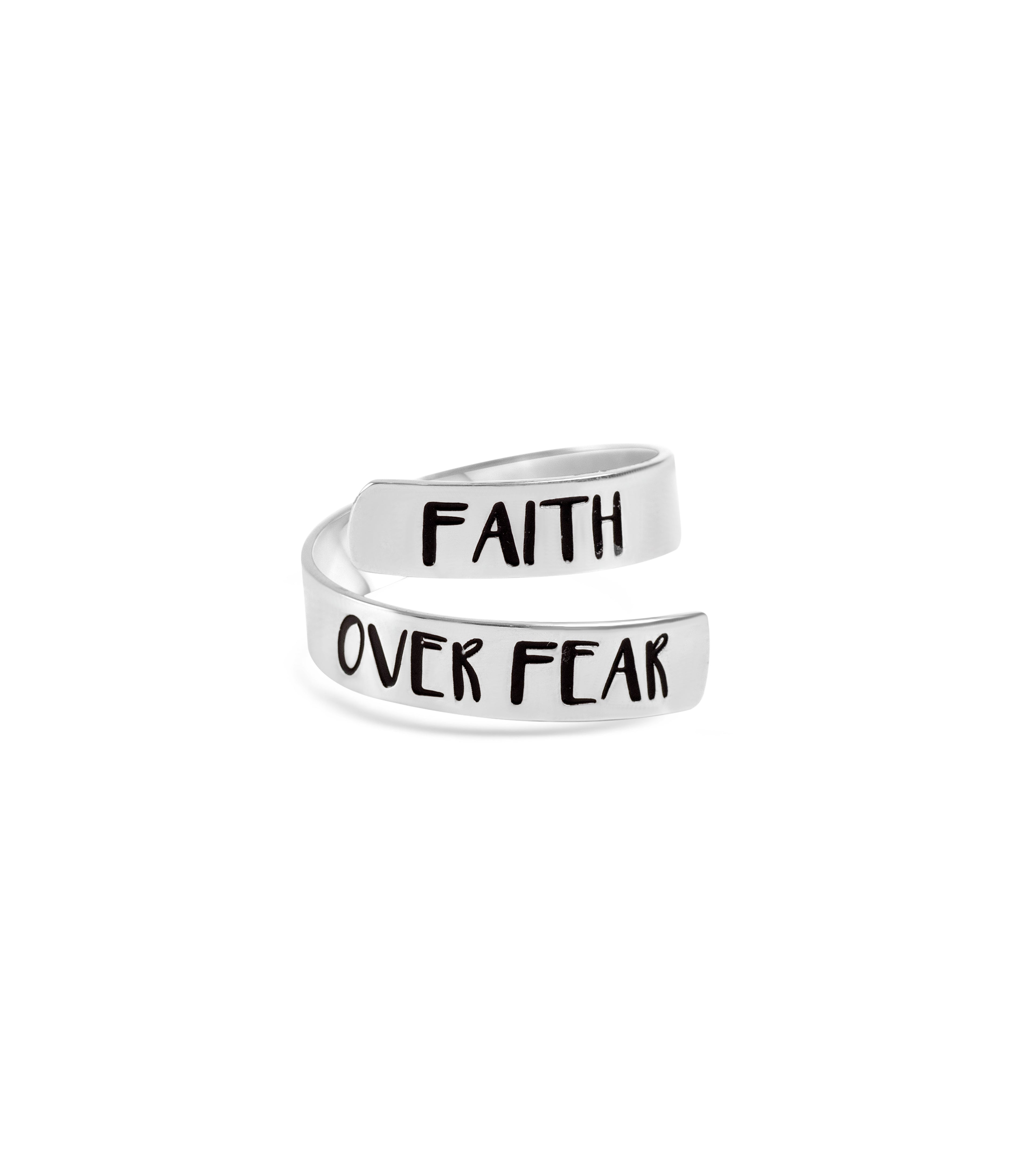 Faith Over Fear Ring