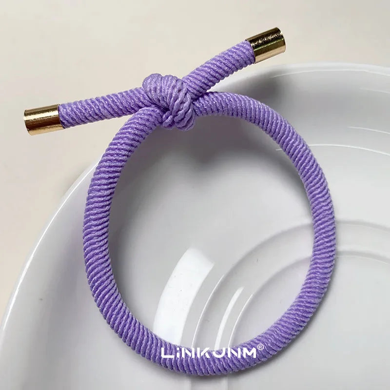 Gold Plated Hair Tie Set (10 Pieces)