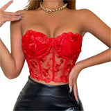 Floral Bustier Top (6 Colors)