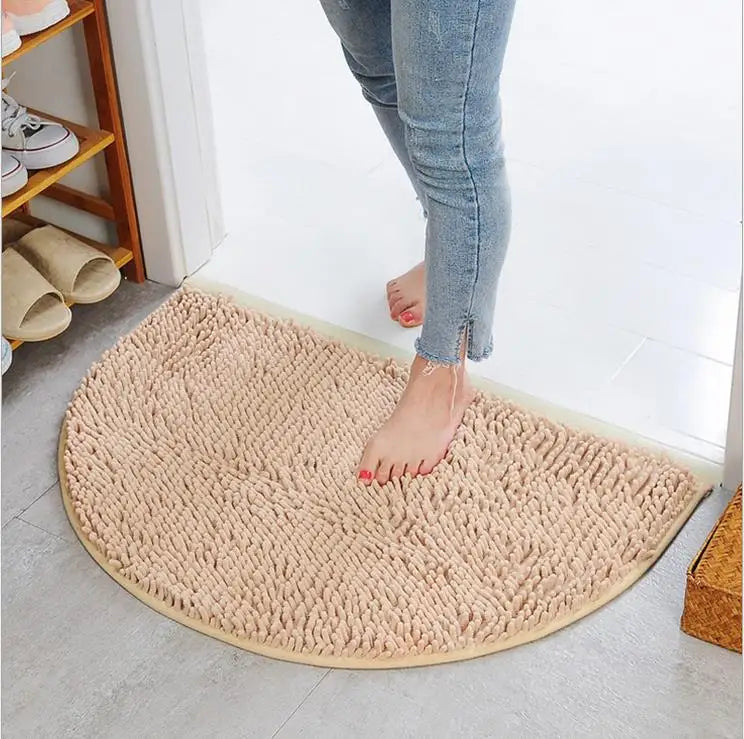 Tapis antidérapant en demi-cercle