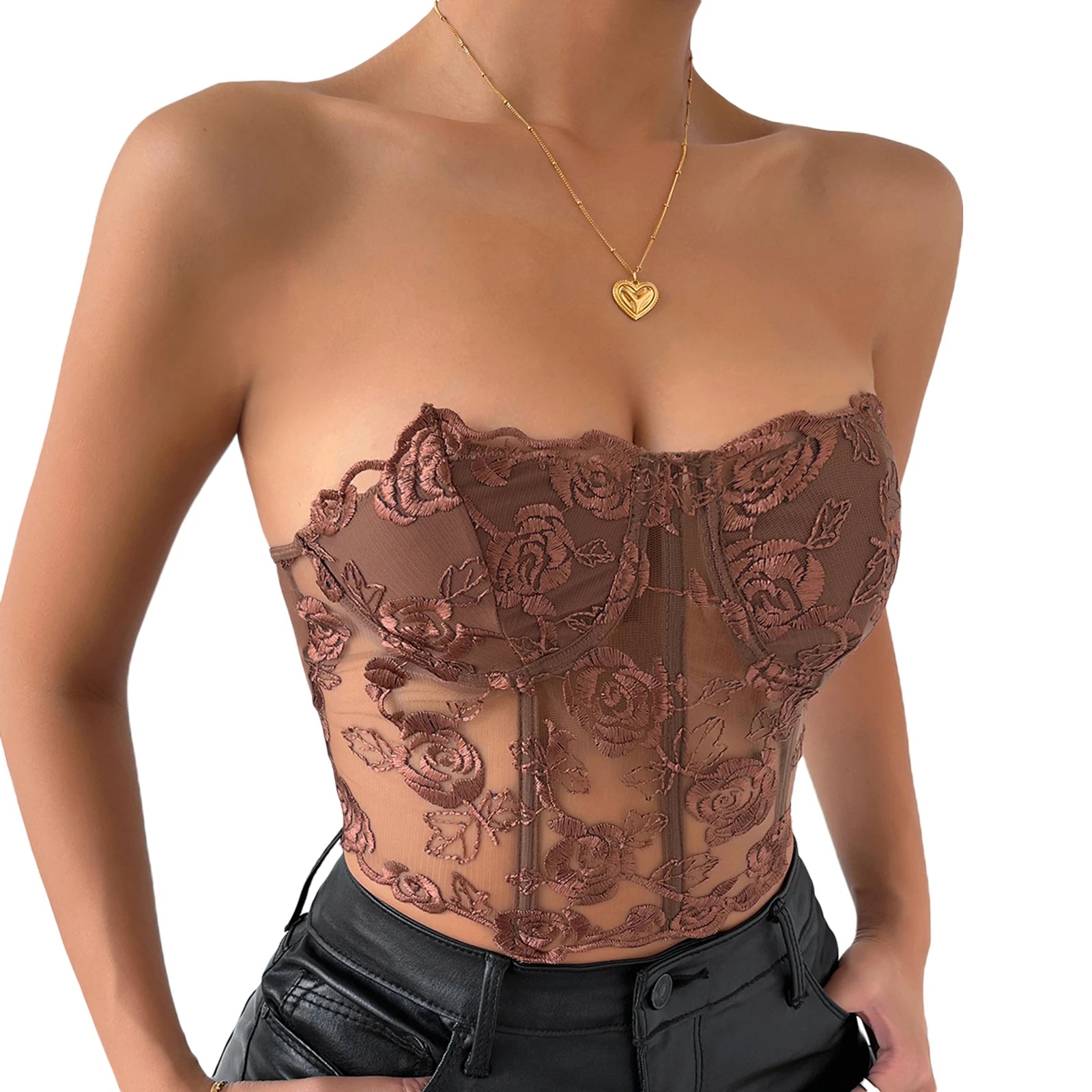 Floral Bustier Top (6 Colors)