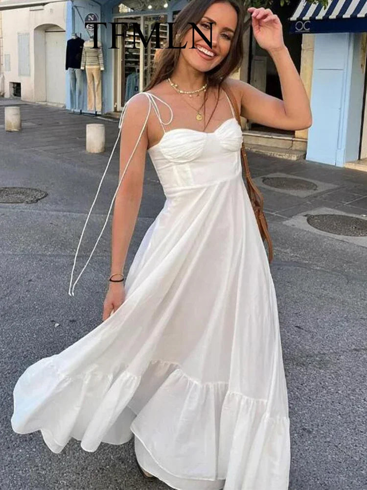 Robe longue blanche