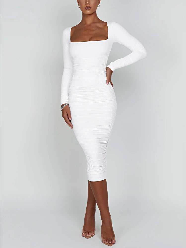 Jane Bodycon Dress (4 Colors)