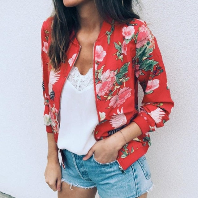 Floral Bomber - Fem Things