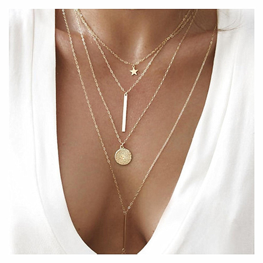 Collier multicouches