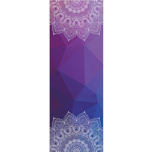 Tapis de yoga imprimé (12 modèles)