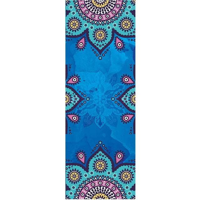 Tapis de yoga imprimé (12 modèles)