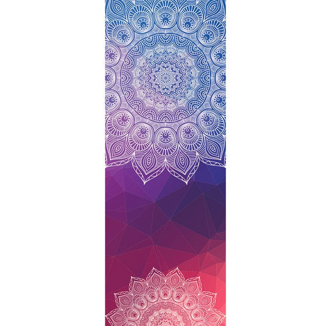 Tapis de yoga imprimé (12 modèles)