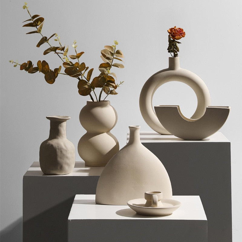 Vase en céramique (12 variantes)