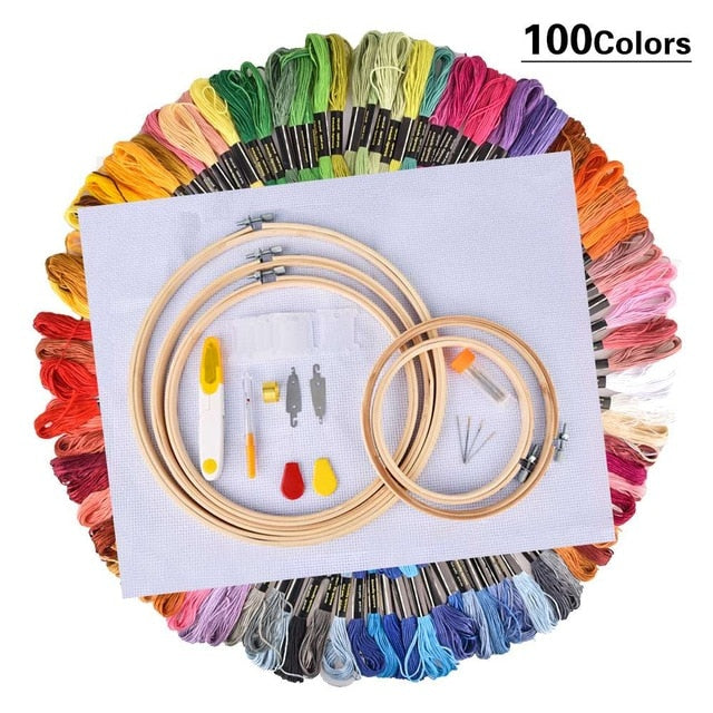 Kit de broderie (100 couleurs)