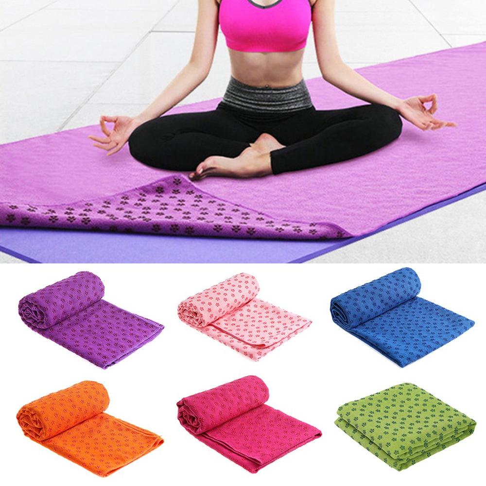 Serviette de yoga imprimée (6 couleurs)