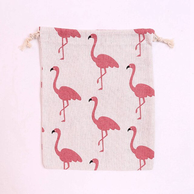 Pochette à cordon Flamingo